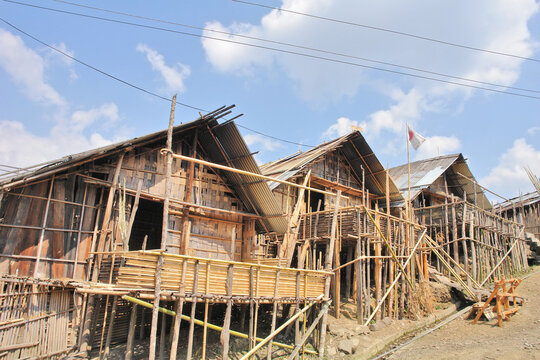 The Apatani people village ethnic group who live in the Ziro valley of Arunachal Pradesh's Lower Subansiri region in India