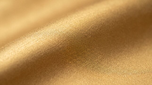 Shiny Gold Silk Fabric Drapery Texture Background