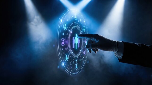 Human support and AI integration guide workforce transition with minimal disruption digital focused future collaboration and growth