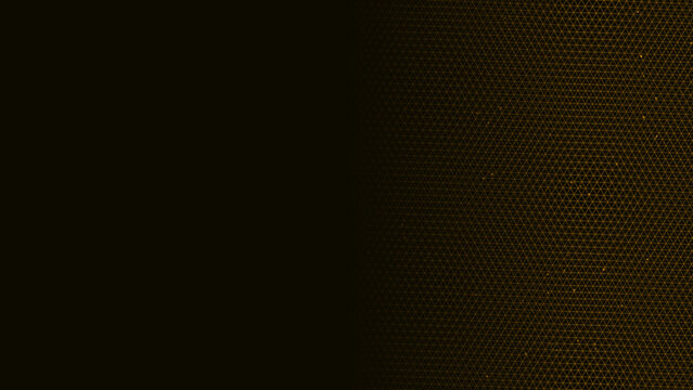 Premium Twisted Bilayer Graphene Moire Superlattice Background - Graphene Gold Theme