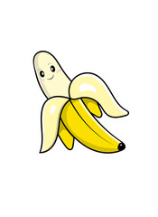 banana cartoon illustration © Polaris91