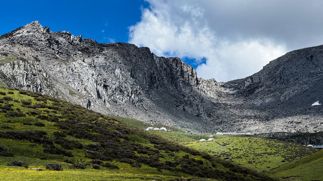 Rocky Mountain Cirque and Alpine Camping in Remote Wilderness