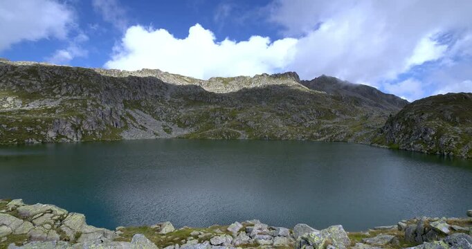 Overview of the Serodoli Dolomite Lake.