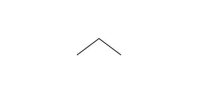 Minimalist line drawing of an upward pointing caret symbol.
