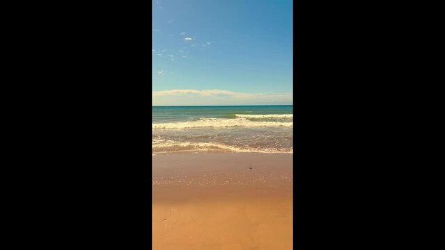 Beach at the City Agadir in Morocco, Africa