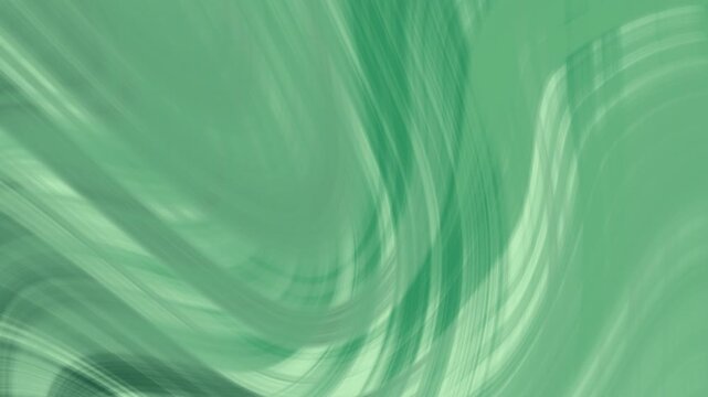 Green Abstract Background with Soft Swirling Waves and Smooth Organic Color Flow