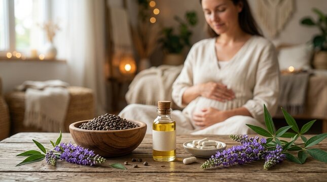 Healing properties of Vitex agnus castus used for women's reproductive care