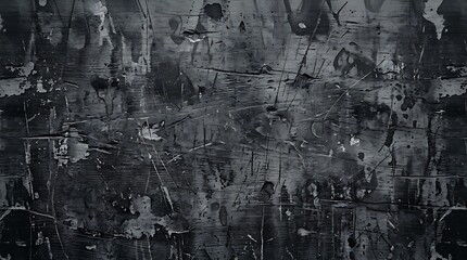 Fototapeta premium Close-up of Weathered Black Concrete Wall Texture for Backgrounds