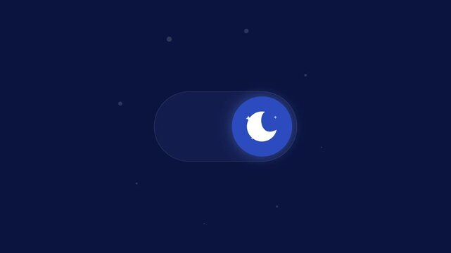 Day and Night Mode Toggle Switch Animation