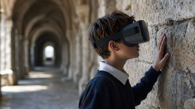 Virtual field trips allow students to explore historic architecture with immersive technology for interactive and engaging learning experiences