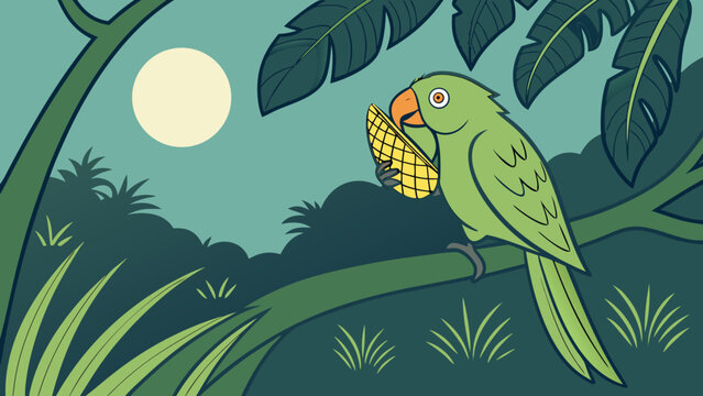 parrot on a branch