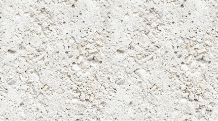 Fototapeta premium Seamless White Rough Concrete Texture, Bright Coarse Surface Background 