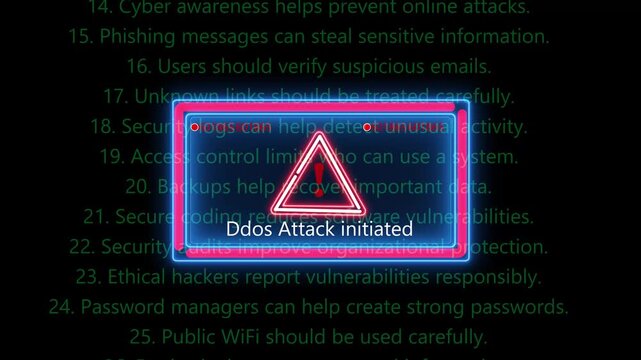Dods attack initiated Cyber Security Warning & Protection Tips.  How to Detect, Remove & Protect Your Passwords | Cyber Security Awareness