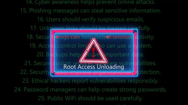 Root access Unloading Cyber Security Warning & Protection Tips.  How to Detect, Remove & Protect Your Passwords | Cyber Security Awareness