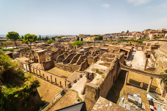 The Archaeological Park of Herculaneum.