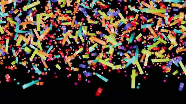 This lively animation offers a festive backdrop for your celebratory projects.