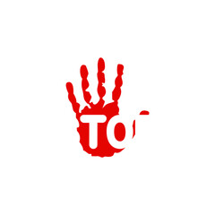 Fototapeta premium Stop sign icon