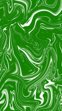 Green liquid swirl vertical background abstract pattern