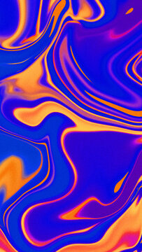 Vibrant Vertical Background Abstract With Fluid Liquid Swirls