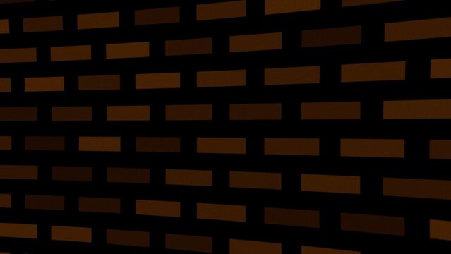 Orange brick pattern with bold black gaps