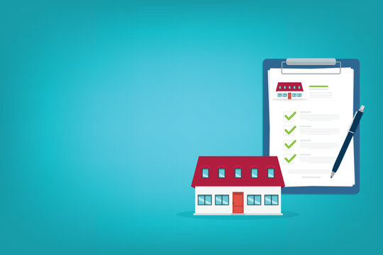 Residential Property Application and Home Approval Checklist Illustration

