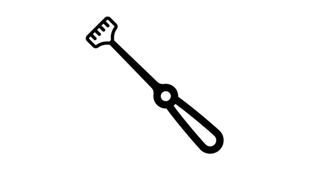 handheld surgical retractor animation, tissue retraction device animated video, plastic surgery  instrument motion graphics