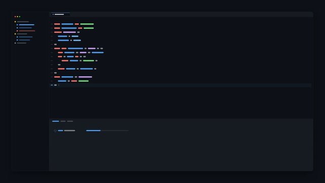 4k Software Development IDE Code Execution and Terminal Console Loop