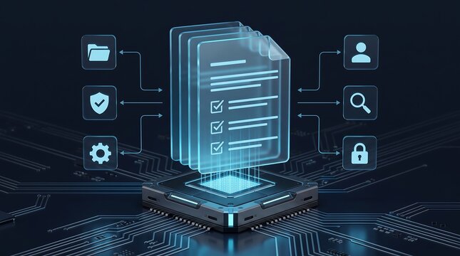 Secure Cloud Document Management And Data Protection Technology System