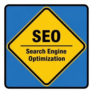 Search Engine Optimization Sign With Seo Text