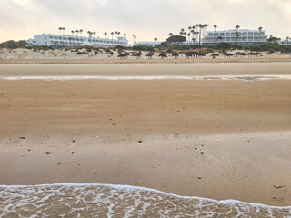 La Barrosa beach in Sancti Petri, Cadiz, Spain, in august 2026 © josevgluis