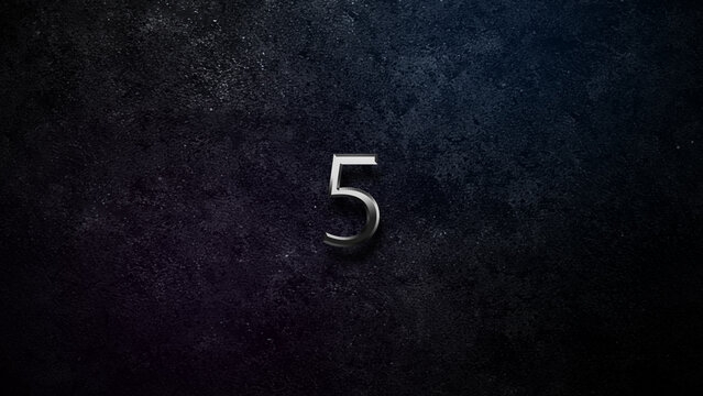 Countdown Dark Rough Wall Surface Texture with Soft Top Spotlight Title Movie Grunge Action Cinematic Trailer Animation Background