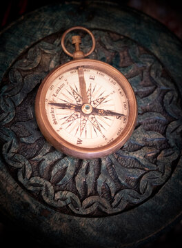 Vintage Navigation Compass