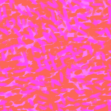 Abstract Pink and Orange Painted Brush Strokes Seamless Background