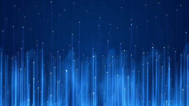 Tech dark blue background with subtle vertical digital light lines fading upwards