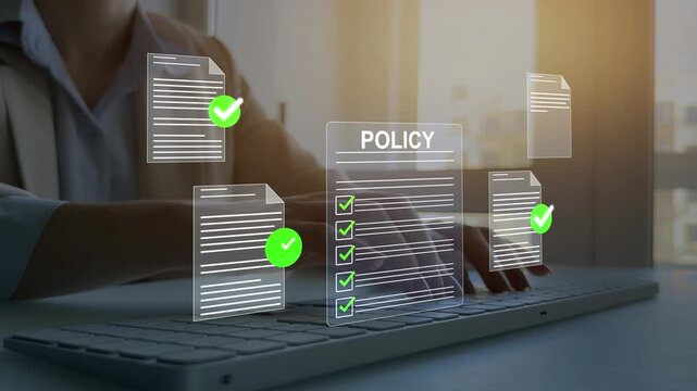 Digital Policy document management system with automated verification and approval process. Online workflow improves organization, compliance, productivity and secure records management. 