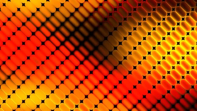 Red and Orange Abstract Magic Liquid Glow Neon Texture Background VJ Loop in 4K