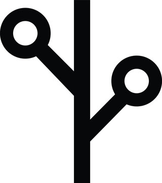 Git Branch Icon for Version Control and Software Development