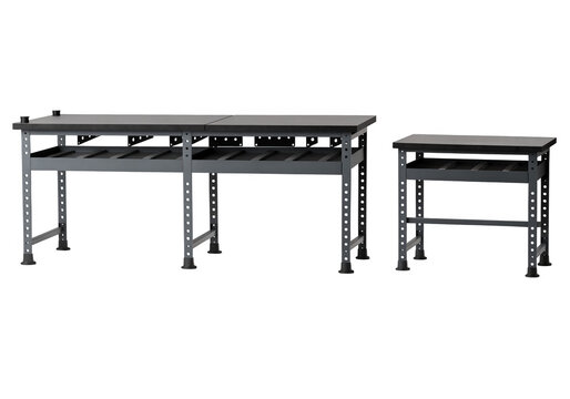Heavy Duty Industrial Work Benches isolated on a transparent background.