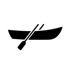 rowboat canoe kayak vector logo icon png transparant image © Widji