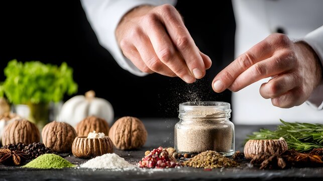 to open a tightly sealed jar in a messy kitchen while ingredients scatter everywhere