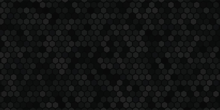 black hexagon material modern background eps 10