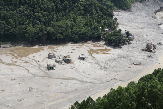 Bhotekoshi&nbsp;Flash&nbsp;Flood&nbsp;Causes&nbsp;Widespread&nbsp;Destruction&nbsp;in&nbsp;Betrawati&nbsp;Bazar&nbsp;on&nbsp;Nuwakot-Rasuwa&nbsp;Border