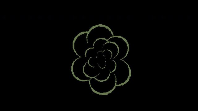 Animated 8bit smoke explosion fx on transparent background, flash fx, green hand drawn blast explosion. 4K video.
