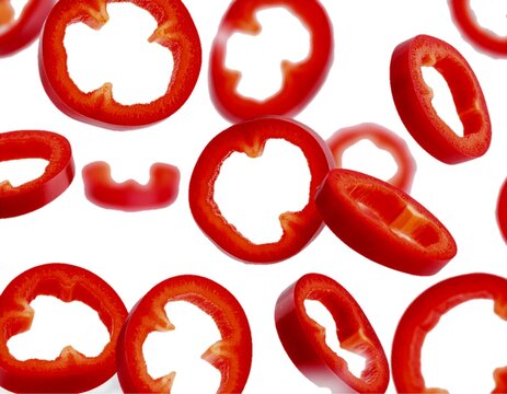 red and white chilli pieces 
