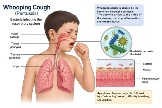 Bronchial Inflammation in a Patient with Pertussis