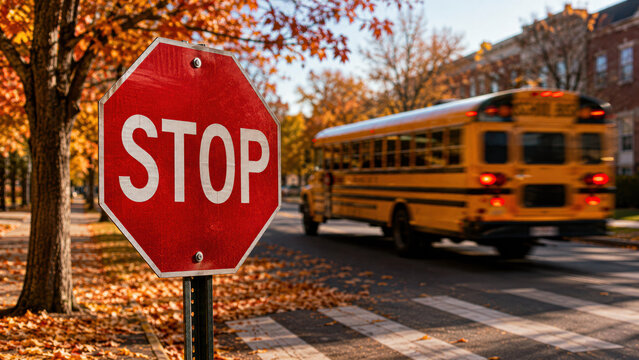 School Bus Stop Sign Images – Browse 27,597 Stock Photos, Vectors
