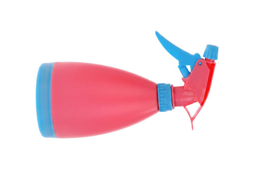 Red and Blue Plastic Handheld Spray Bottle for Liquids