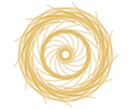 abstract spiral shape