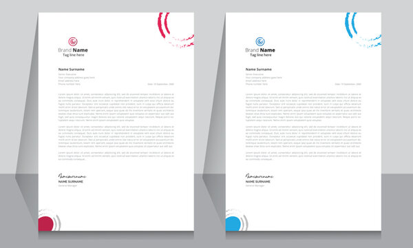 letterhead flyer corporate official minimal creative abstract professional informative newsletter magazine poster brochure design