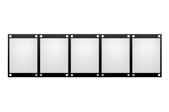 Blank film strip frame